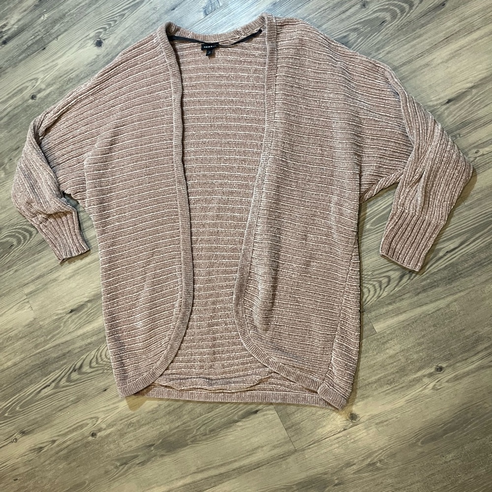 Soft Plush Open Cardigan Sweater